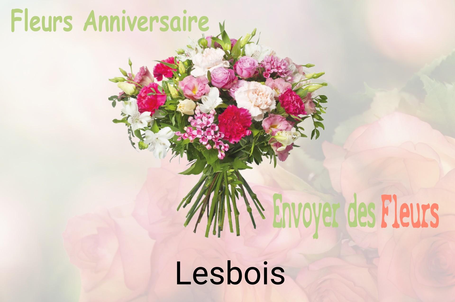 Bouquet de fleurs d’anniversaire livré à Lesbois