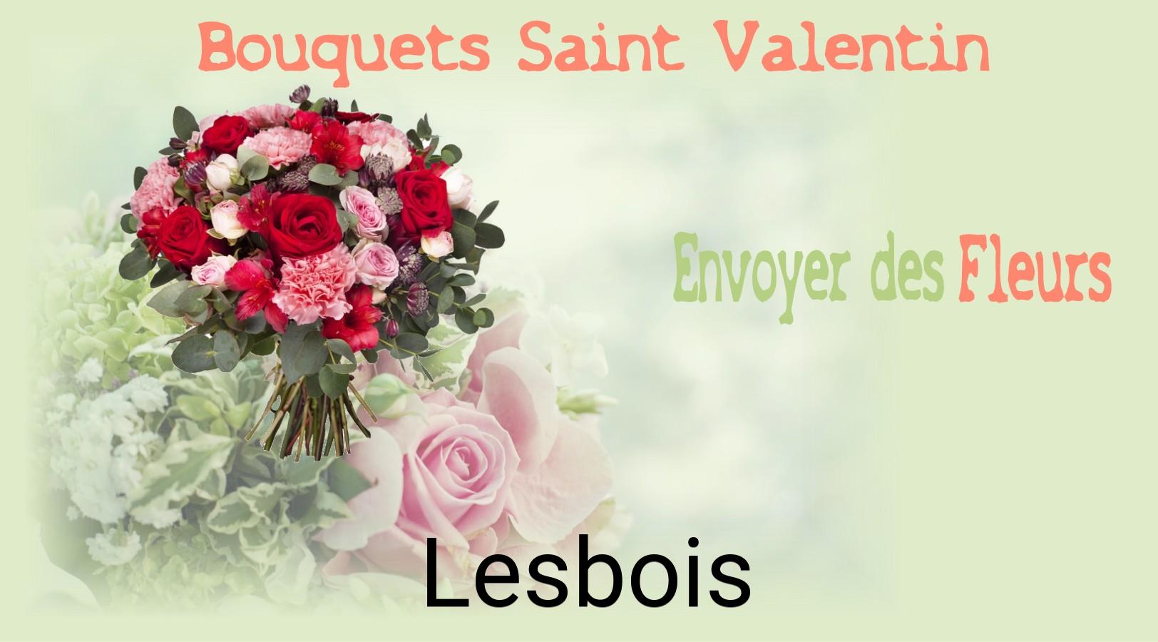 Roses de Saint-Valentin livrées à Lesbois